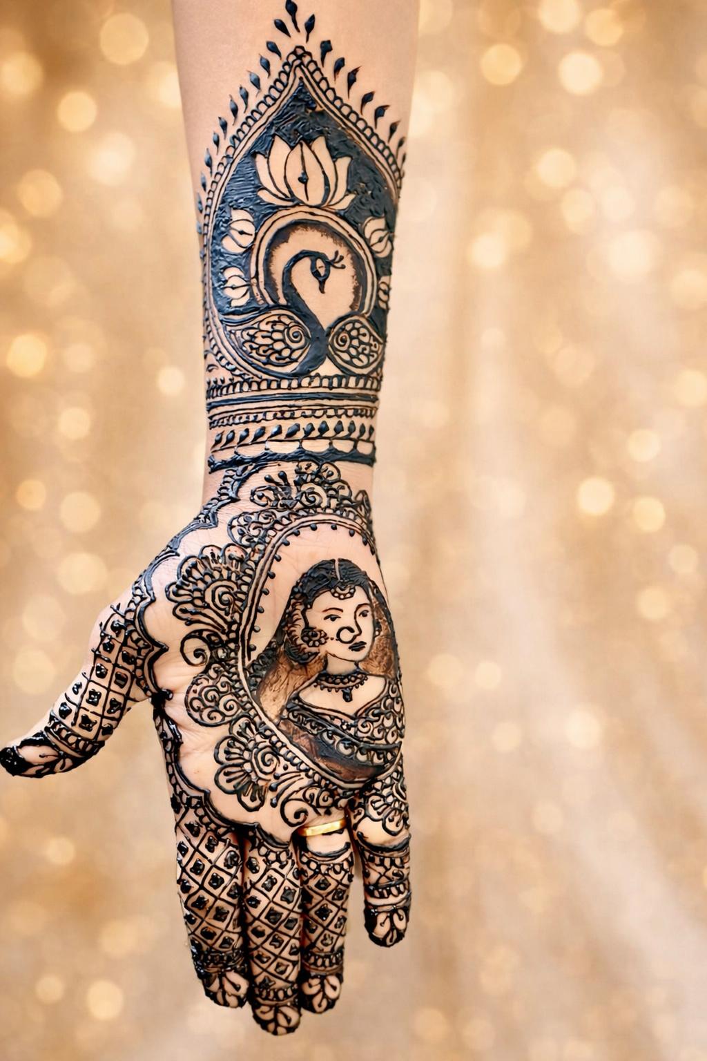 Creative henna patterns